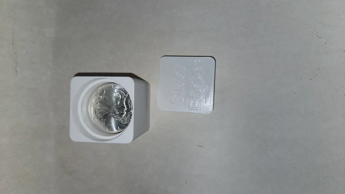 Ống Đựng Tiền Xu 42mm Silver Eagle - Giải Pháp Bảo Quản Tiện Lợi - Image 3