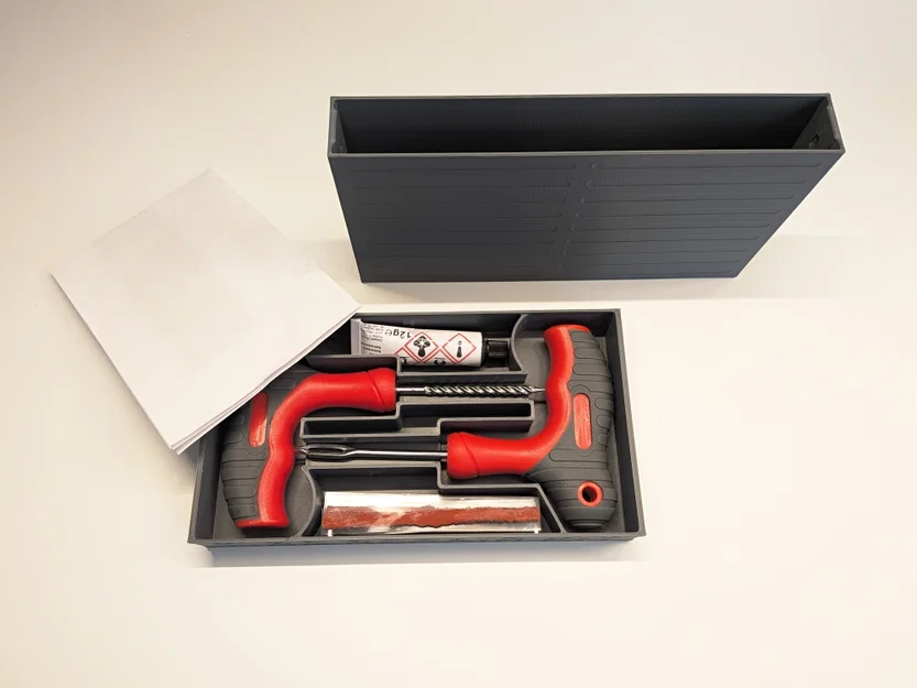 Hộp đựng bộ dụng cụ vá lốp xe (Tire Repair Kit Box) - Image 2