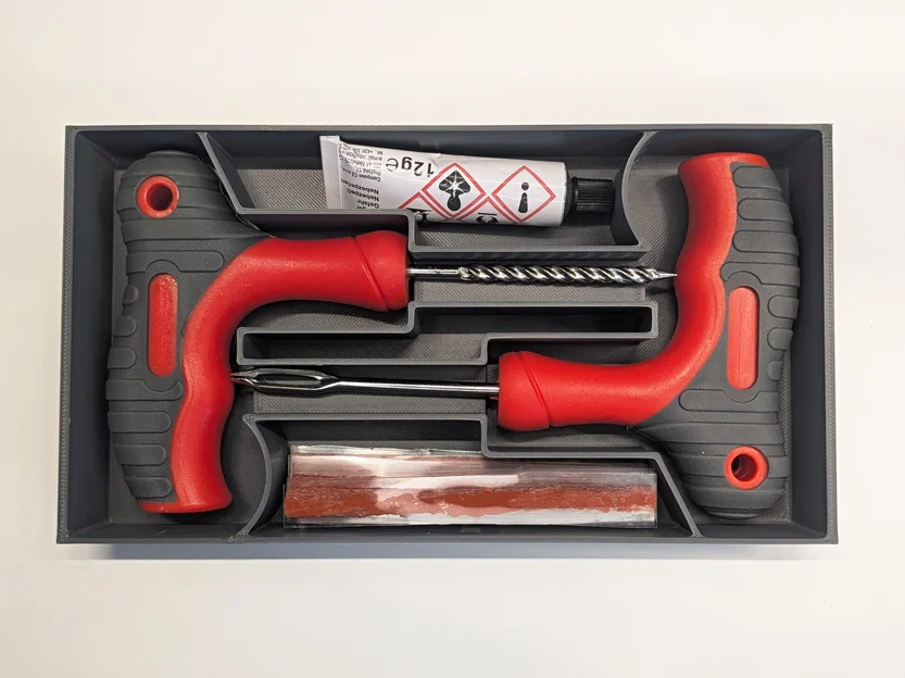 Hộp đựng bộ dụng cụ vá lốp xe (Tire Repair Kit Box) - Image 3