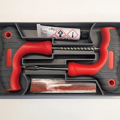 Hộp đựng bộ dụng cụ vá lốp xe (Tire Repair Kit Box)