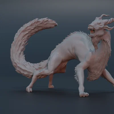 Mô hình 3D Hauntwoods Shrieker từ Duskmourn cho game thủ