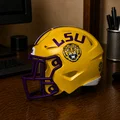 Mô hình Mũ bảo hiểm bóng bầu dục LSU Tigers - Màu vàng - Thumbnail 1