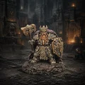 Vhorlath Realms – Người Lùn – Stonecrown High King (Mô hình 3D Dark Fantasy STL) - Thumbnail 1