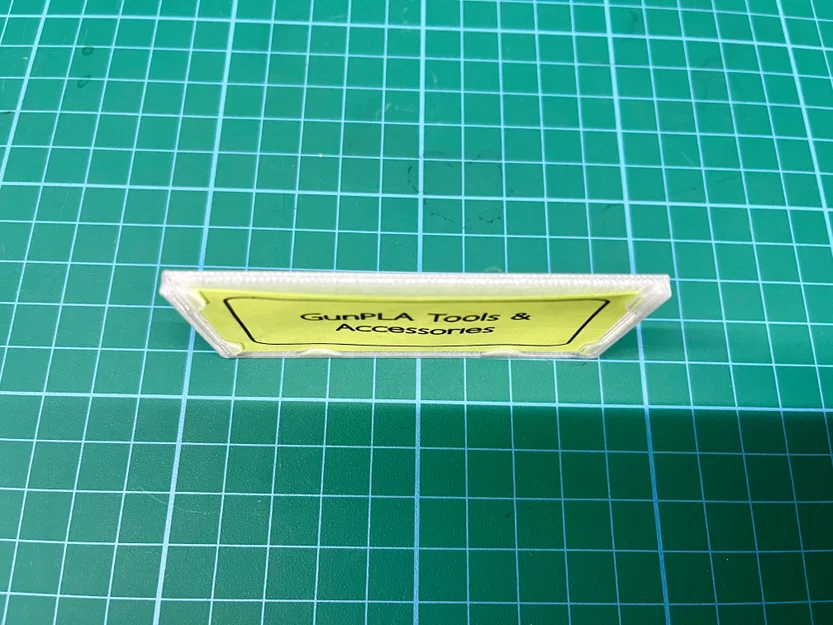 Khay đựng giấy note gấp gọn kèm nhãn vẽ bằng máy Cricut - Image 4