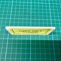 Khay đựng giấy note gấp gọn kèm nhãn vẽ bằng máy Cricut - Thumbnail 4