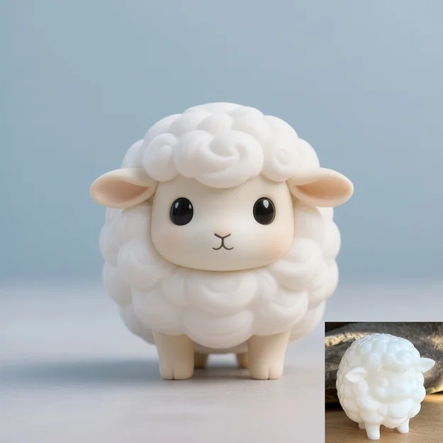 Chú Cừu Nhỏ Dễ Thương (Cute Little Sheep) - Image 1