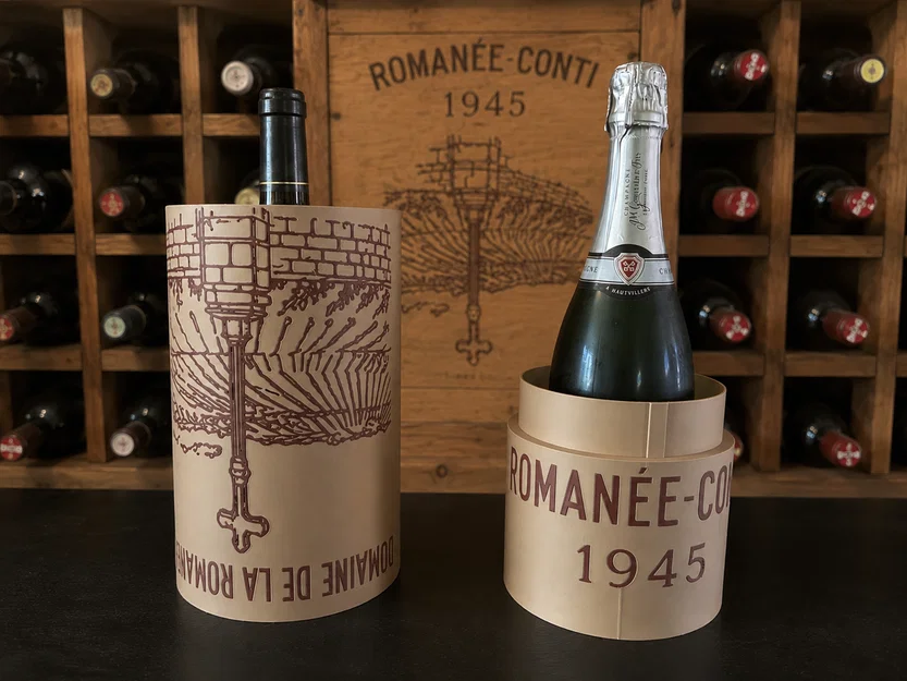 Romanée-Conti 1945 – Hộp Đựng Chai Rượu Vang In 3D - Image 1