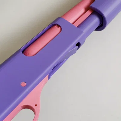 Súng Shotgun Pump-Action Đồ chơi hoạt động được • In 3D 100%