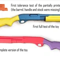 Súng Shotgun Pump-Action Đồ chơi hoạt động được • In 3D 100% - Thumbnail 5