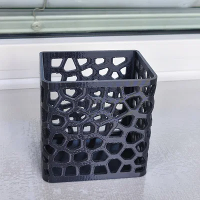 Ống Cắm Bút Voronoi Hiện Đại | Mô Hình In 3D Đa Năng