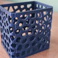 Ống Cắm Bút Voronoi Hiện Đại | Mô Hình In 3D Đa Năng - Thumbnail 6