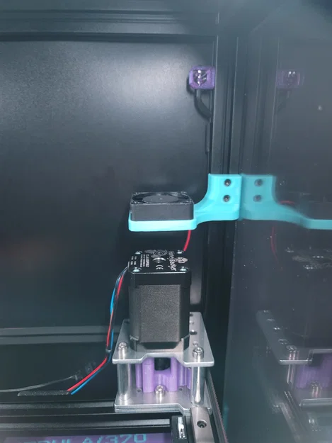 Ngàm gắn quạt 4010/4020 cho động cơ bước ZeroG Nebula - Image 2