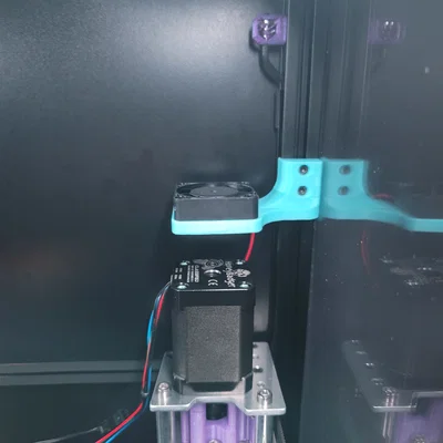Ngàm gắn quạt 4010/4020 cho động cơ bước ZeroG Nebula