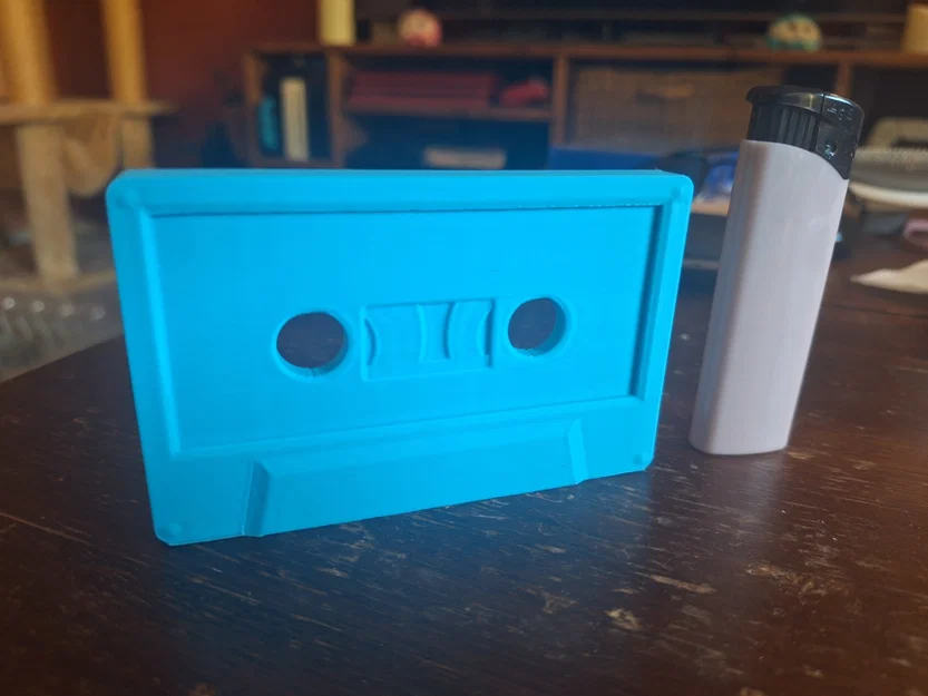 Mô hình băng Cassette 3D cỡ thật - Trang trí phong cách Retro - Image 1