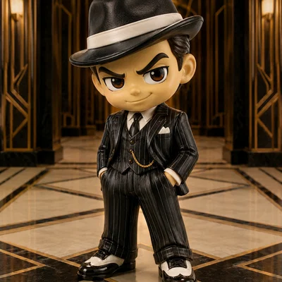 Mô hình Chibi quý tộc phong cách Art Deco đầy đẳng cấp