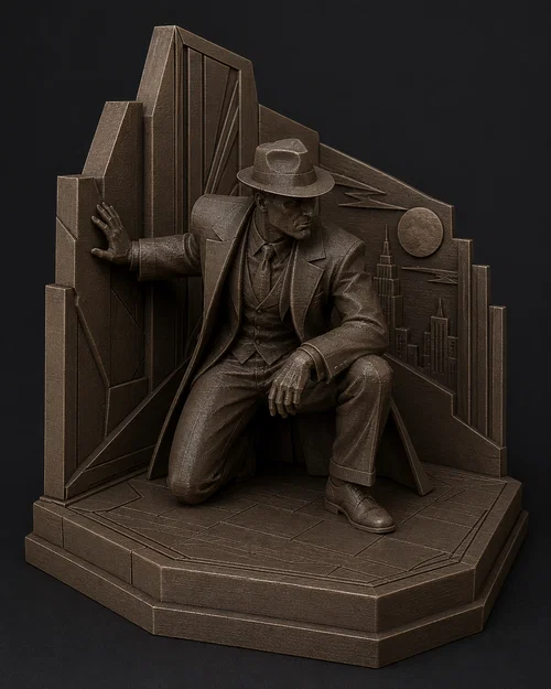 Mô hình tượng Gangster phong cách Art Deco cho dân sưu tầm - Image 1