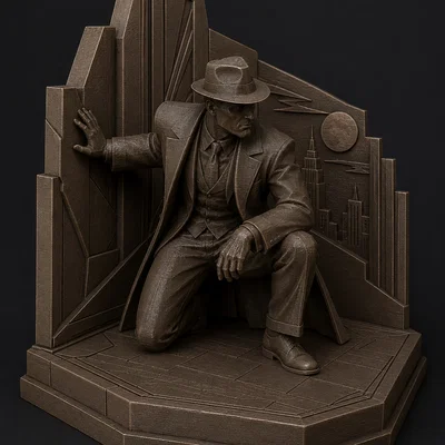 Mô hình tượng Gangster phong cách Art Deco cho dân sưu tầm