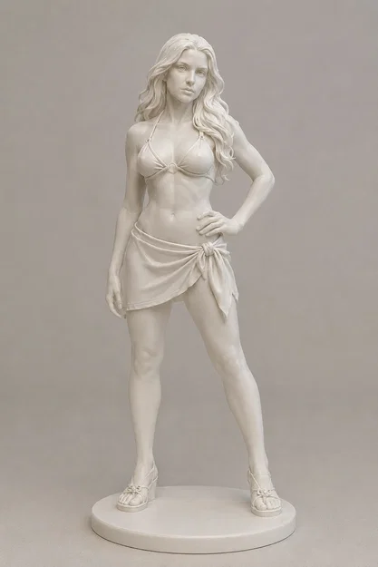 Mô hình điêu khắc tượng phụ nữ (Woman Sculpture) in 3D tinh xảo - Image 1