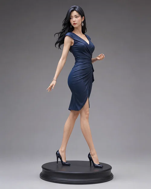 Mô hình tượng cô gái châu Á thanh lịch (Elegant Asia Figure) - Image 1
