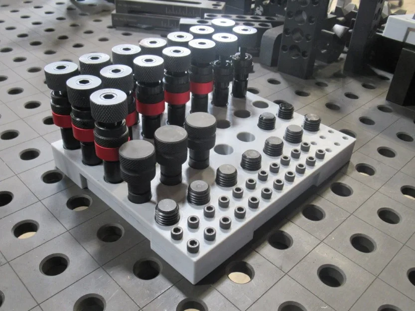 Khay Đựng Chốt Hàn (Fixture Table Pin) Cho Hệ Thống Fireball Tool - Image 1