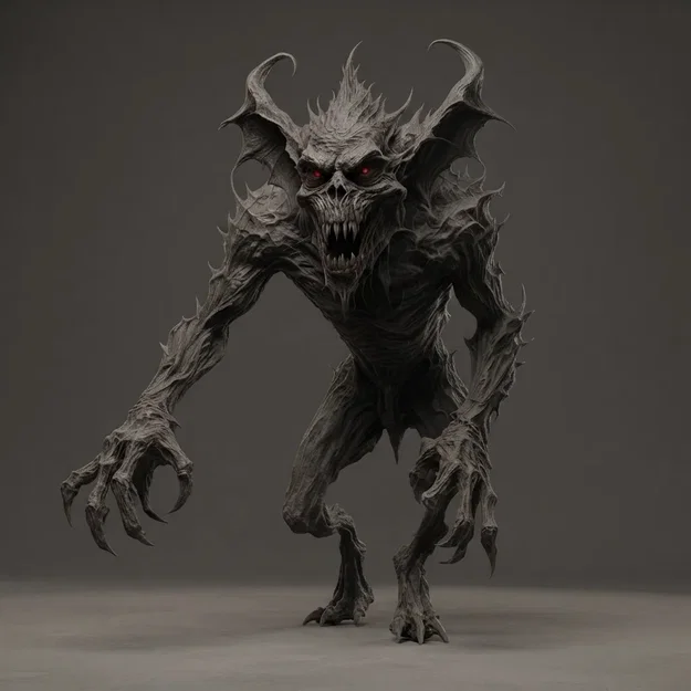 Mô hình Gremlin from Hell 3D: Tác phẩm kinh dị cực kỳ chi tiết - Image 1