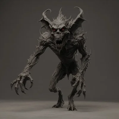 Mô hình Gremlin from Hell 3D: Tác phẩm kinh dị cực kỳ chi tiết