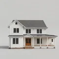 Mô hình nhà trang trại Farm House in 3D độc đáo - Thumbnail 1