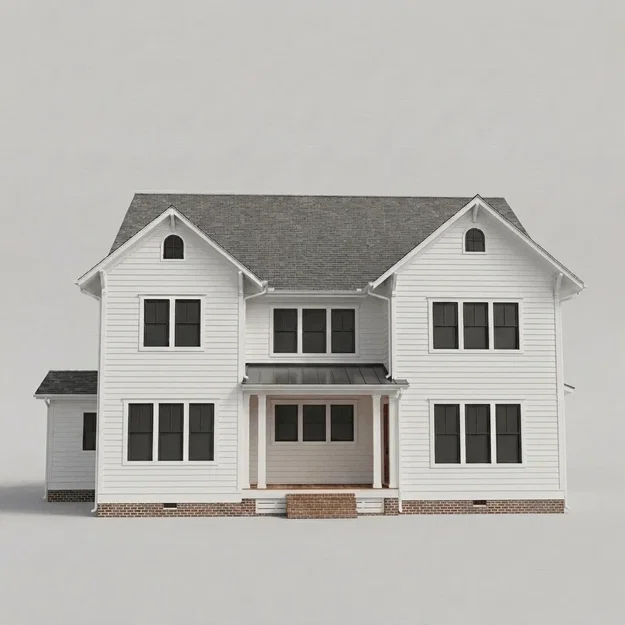 Mô hình nhà trang trại Farm House in 3D độc đáo - Image 2