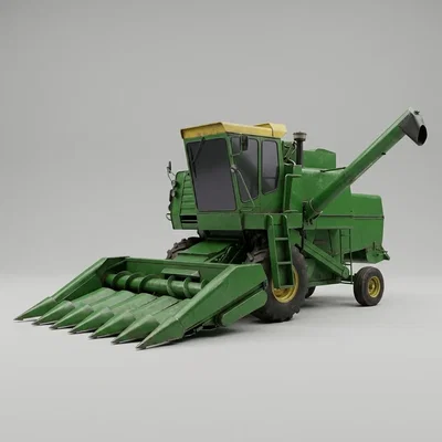 Mô hình xe máy gặt đập liên hợp (Combine Harvester) in 3D đẹp mắt