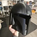 Mũ bảo hiểm Mandalorian kết hợp Helldivers in 3D siêu ngầu - Thumbnail 3
