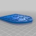 Mô hình 3D Huy hiệu đội tuyển bóng đá Anh (England Football Crest) - Thumbnail 1