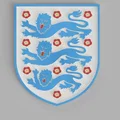 Mô hình 3D Huy hiệu đội tuyển bóng đá Anh (England Football Crest) - Thumbnail 2