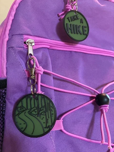 Móc khóa chủ đề đi bộ đường dài in 3D (Hiking Themed Keychains) - Image 3