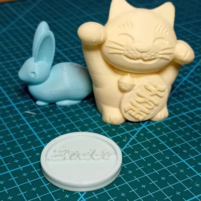 Các mô hình gốc của Ender 3 S1/S1 Pro (Mèo, Thỏ và Đồng xu Ender Bitcoin)