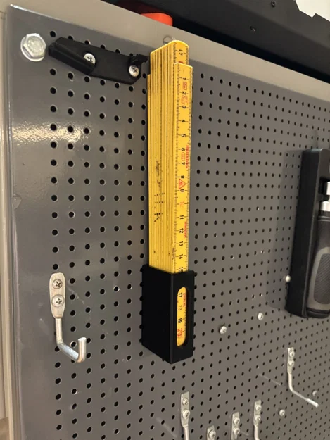 Giá đỡ thước gấp gắn bảng Pegboard - Image 1