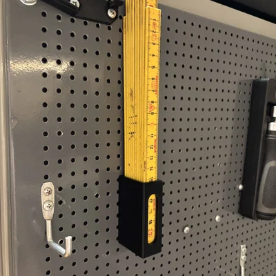 Giá đỡ thước gấp gắn bảng Pegboard