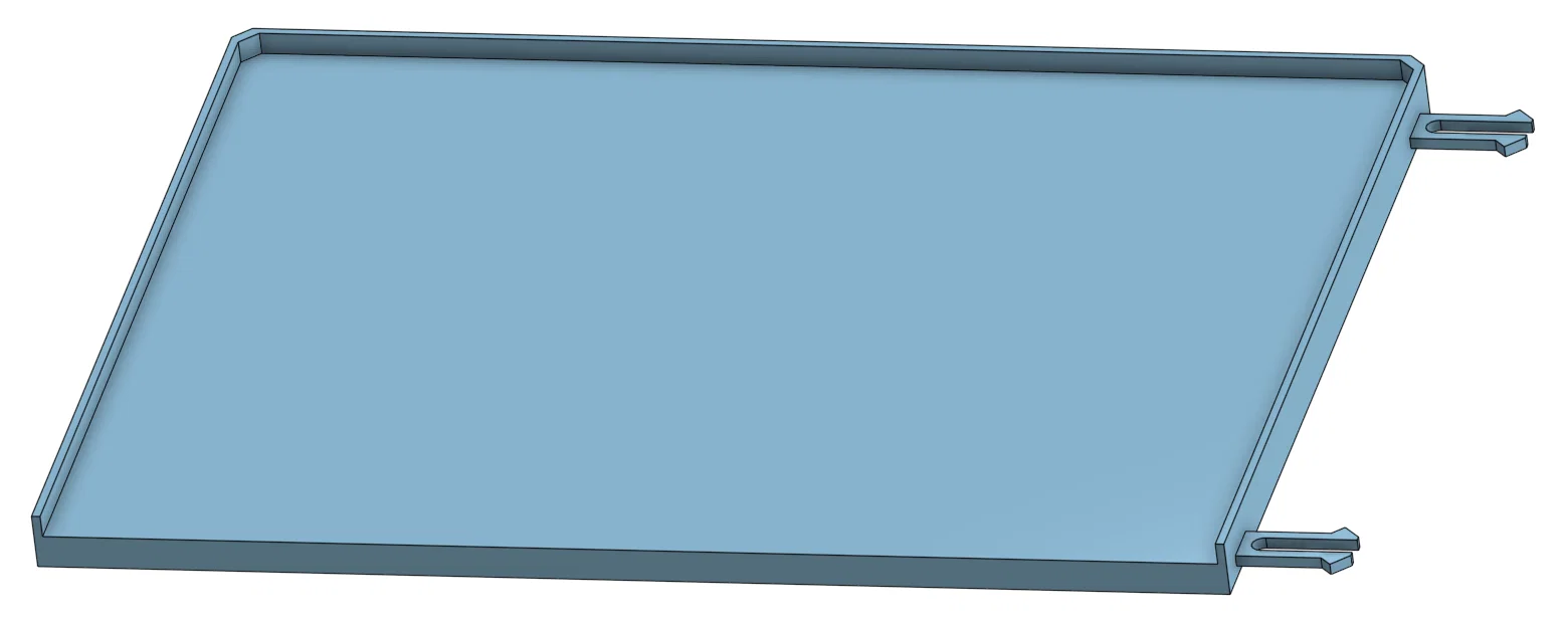 Tấm top plate trơn, full chiều rộng, có thể ghép nối (tương thích Stackable shelf organizer) - Image 3