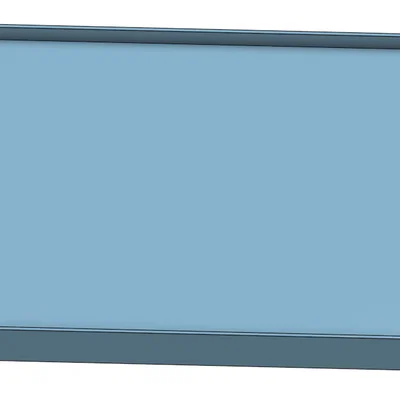 Tấm top plate trơn, full chiều rộng, có thể ghép nối (tương thích Stackable shelf organizer)