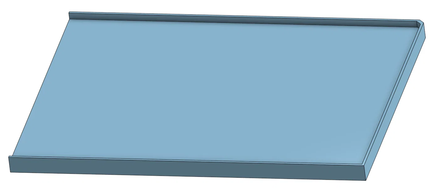 Tấm top plate trơn, full chiều rộng, có thể ghép nối (tương thích Stackable shelf organizer) - Image 6