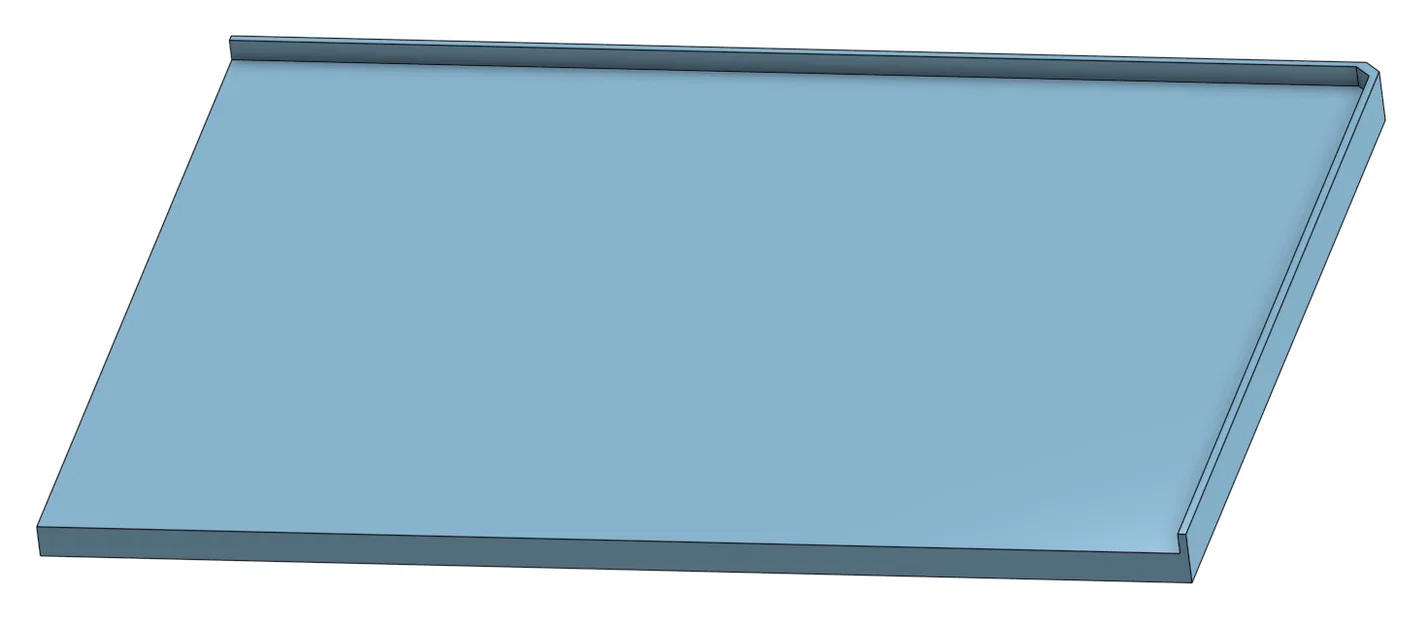 Tấm top plate trơn, full chiều rộng, có thể ghép nối (tương thích Stackable shelf organizer) - Image 7