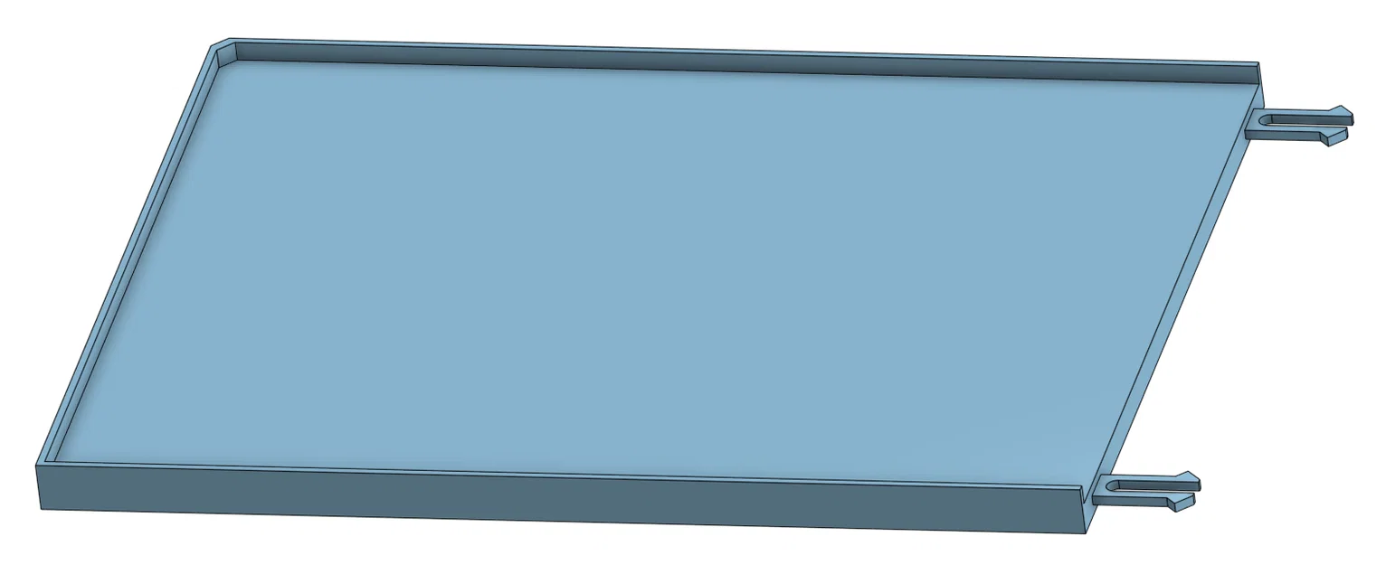 Tấm top plate trơn, full chiều rộng, có thể ghép nối (tương thích Stackable shelf organizer) - Image 8