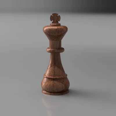 Mô hình quân Vua cờ vua (King v 2026) thiết kế sang trọng cho in 3D
