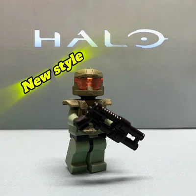Mô hình giáp Master Chief cho minifigure - Tự in 3D đơn giản