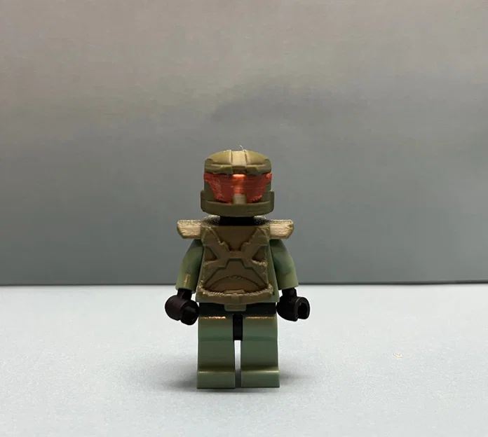 Mô hình giáp Master Chief cho minifigure - Tự in 3D đơn giản - Image 3