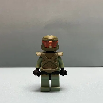 Mô hình giáp Master Chief cho minifigure - Tự in 3D đơn giản
