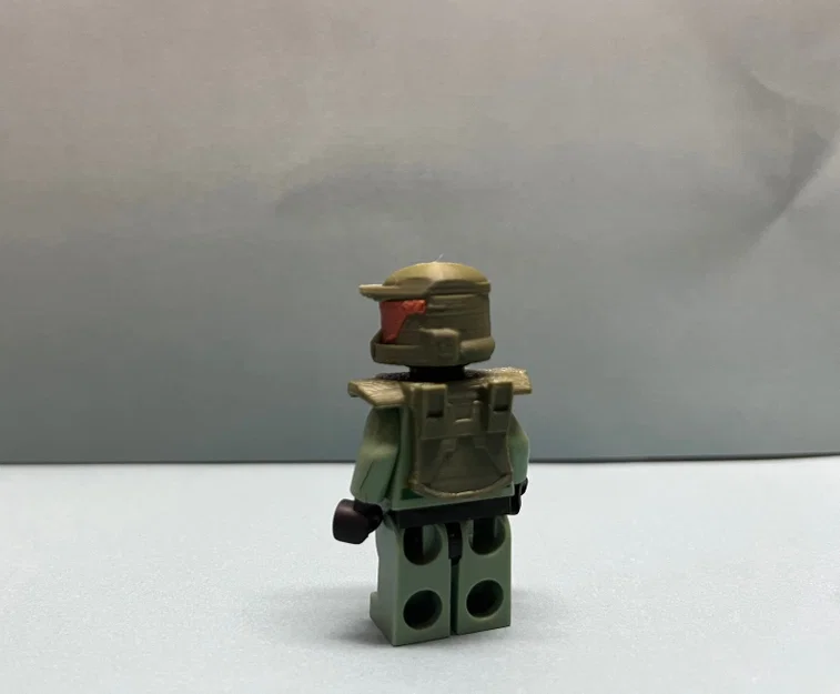 Mô hình giáp Master Chief cho minifigure - Tự in 3D đơn giản - Image 4