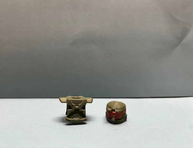 Mô hình giáp Master Chief cho minifigure - Tự in 3D đơn giản - Image 5