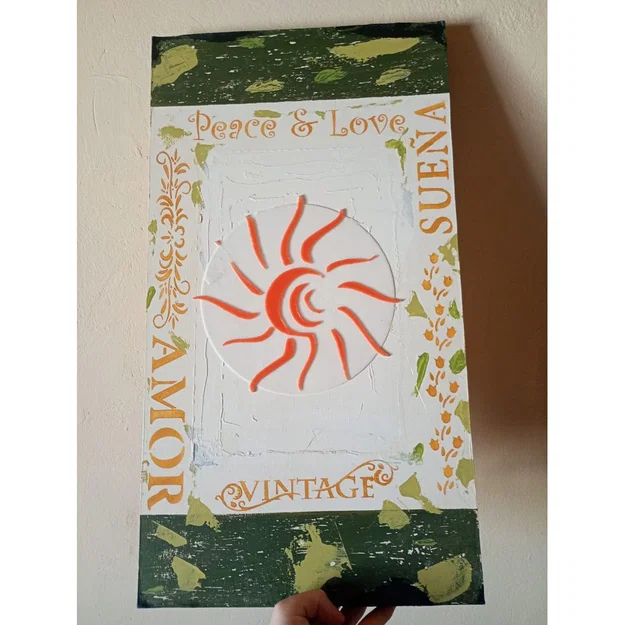 Sun Wallart - Tranh Treo Tường Hình Mặt Trời - Image 1