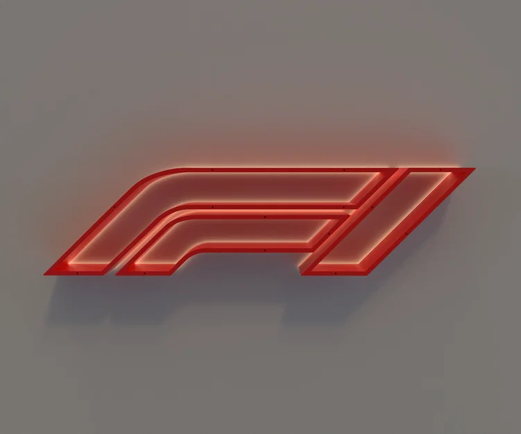 Kệ Sách Treo Tường Hình Logo Formula 1 - Image 1