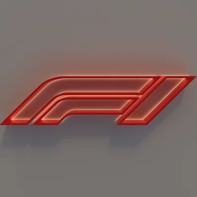 Kệ Sách Treo Tường Hình Logo Formula 1
